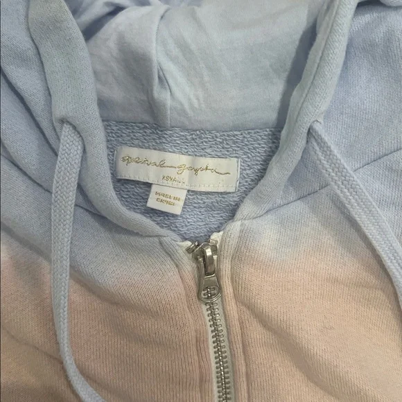 Spiritual gangster Pastel Tie-Dye Zip-Up Hoodie and sweatpants set XS - Picture 2 of 6